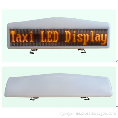 Taxi top advertising signs with Double Sides Show